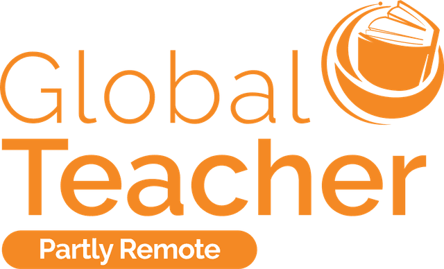 Global Teacher Partly Remote Logo Top Right Color