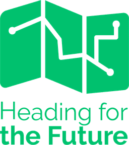 Heading for the Future Logo Vertical Color