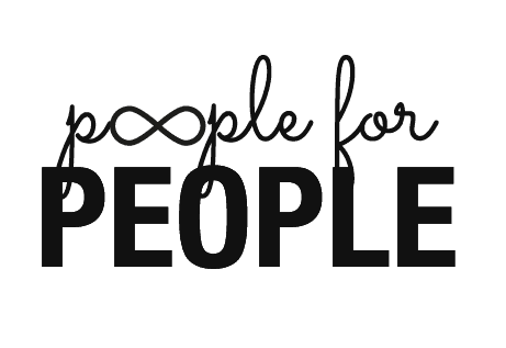 People for People Logo Horizontal Black