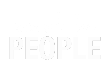People for People Logo Horizontal White